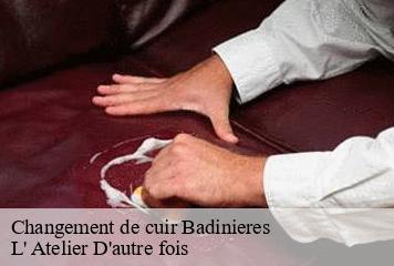 Changement de cuir  badinieres-38300 L' Atelier D'autre fois