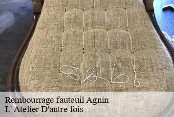 Rembourrage fauteuil  agnin-38150 L' Atelier D'autre fois