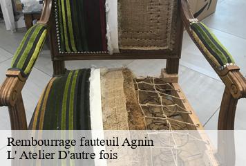 Rembourrage fauteuil  agnin-38150 L' Atelier D'autre fois