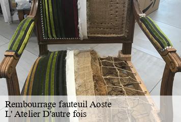 Rembourrage fauteuil  aoste-38490 L' Atelier D'autre fois