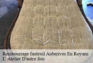 Rembourrage fauteuil  auberives-en-royans-38680 L' Atelier D'autre fois