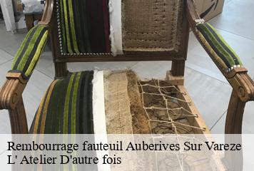 Rembourrage fauteuil  auberives-sur-vareze-38550 L' Atelier D'autre fois