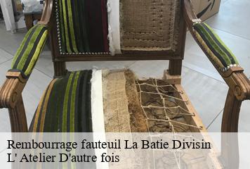 Rembourrage fauteuil  la-batie-divisin-38490 L' Atelier D'autre fois