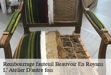 Rembourrage fauteuil  beauvoir-en-royans-38160 L' Atelier D'autre fois