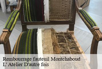 Rembourrage fauteuil  montchaboud-38220 L' Atelier D'autre fois