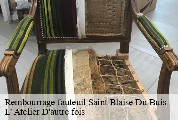 Rembourrage fauteuil  saint-blaise-du-buis-38140 L' Atelier D'autre fois