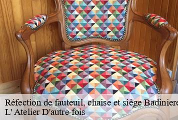 Réfection de fauteuil, chaise et siège  badinieres-38300 L' Atelier D'autre fois